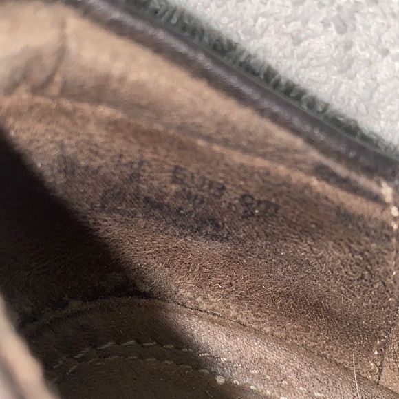 Natural Soul slip on shoes side zip 2” block heel buckle embellishment size 8 - Picture 9 of 9